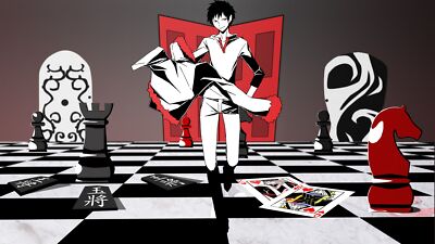 Anime durarara orihara izaya chess cards selective Custom Gaming Mat Desk