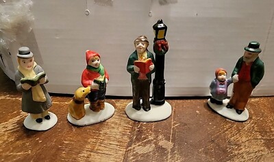 Lemax Christmas Village Carolers Set Of Four Figures