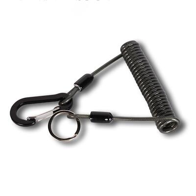 Fishing Cord Fishing Tools Tether Steel Wire Line Retractable Spring ...