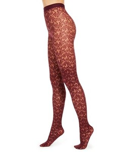 red lace tights