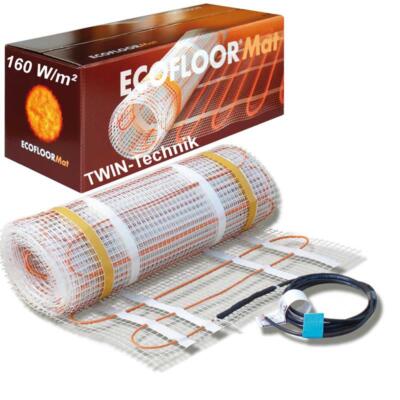 Fenix Ecofloor Fussbodenheizung 2,5 m² elektrisch 160 Watt/m² Heizmatte Heizung 