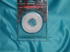 RS 2790344 Line Cord 50FT Modular 4-pin RJ11/RJ14 Wht "FactoryNewGreatSALE" WOW 