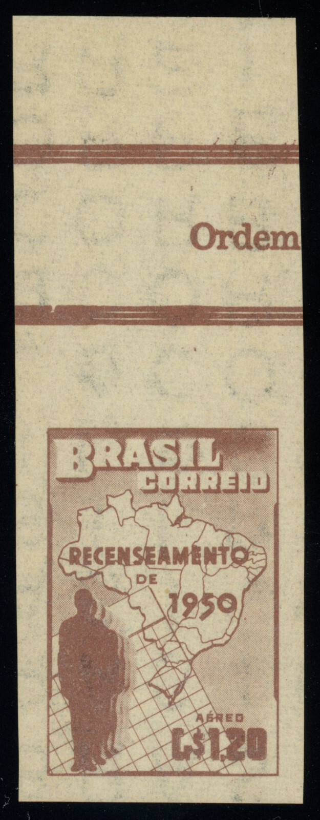 BRAZIL Scott# C80 Var Mint NH  IMPERF Top Margin Single (55893)