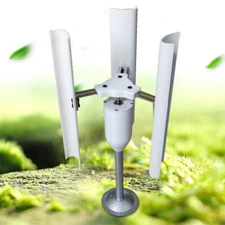 12V Vertical Wind Turbine Generator 3 Blades Charger Windmill Power Teach Mode