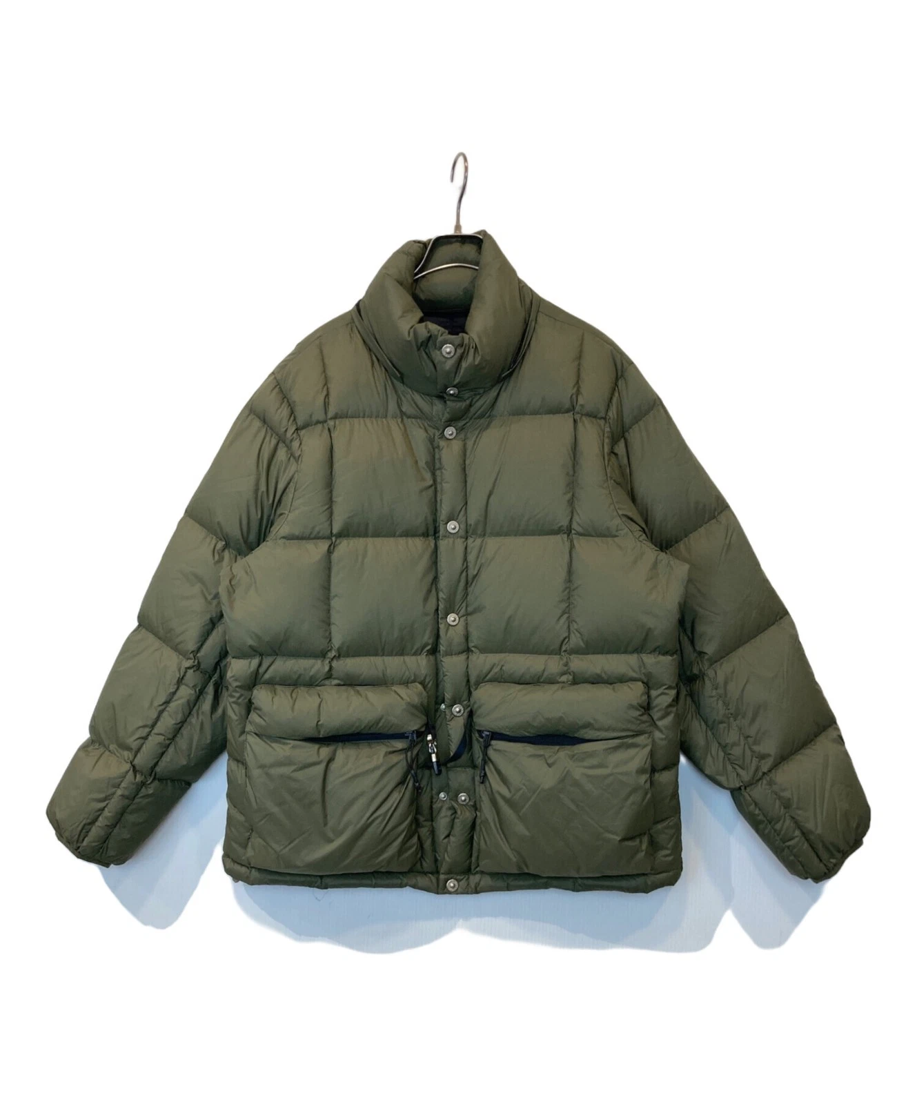 TAION Sports Down Bench Jacket -126WZXST Men's Size M Khaki image 3