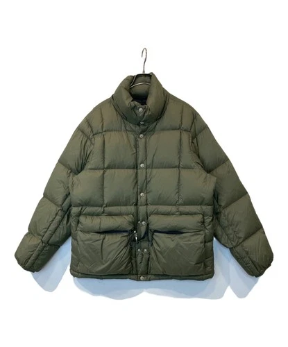 TAION Sports Down Bench Jacket -126WZXST Men's Size M Khaki image 3