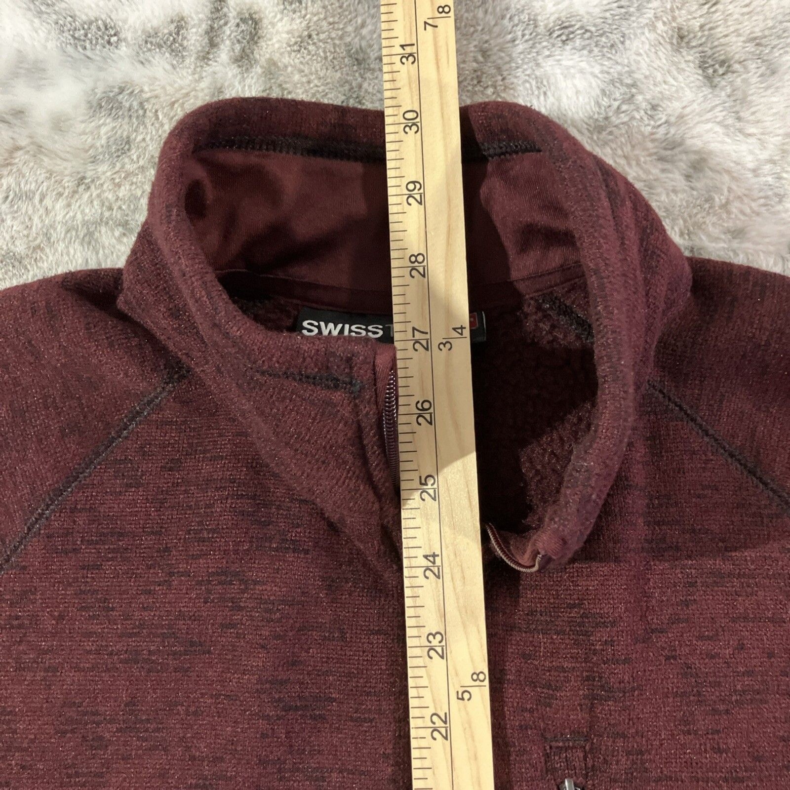 Swiss Tech Softshell Jacket Fleece Collared Mens … - image 6