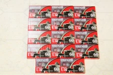 Maxell UR60  Audio Cassette Tapes 60 Minute Normal Bias Sealed Lot of 14