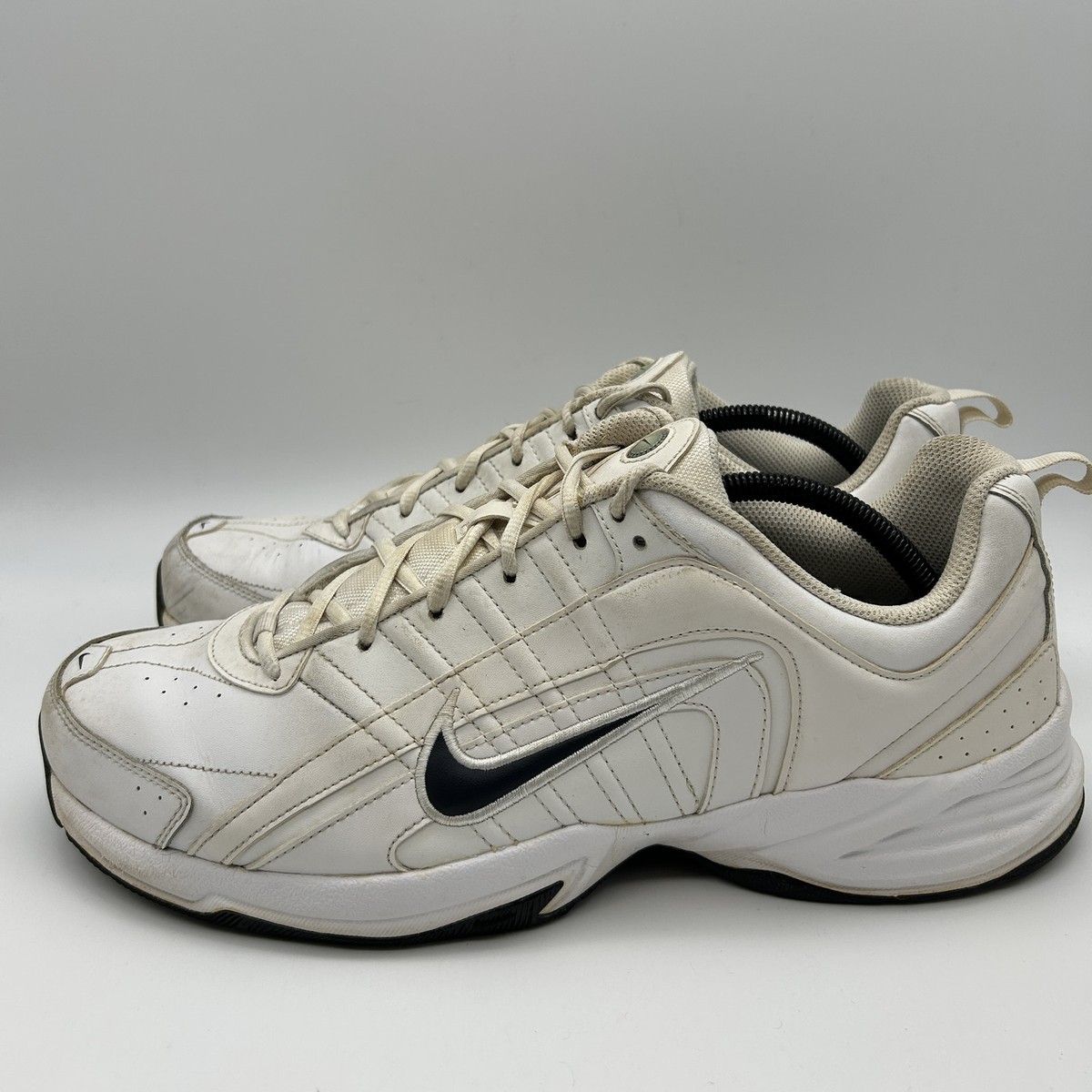 Nike Shoes Mens Sz 13 Air Monarch IV 386766-141 White Black
