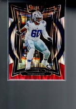 2024 Panini Select #69 Tyler Guyton Black & Red Prizm Shock