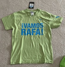 NWT Nike Rafa Rafael Nadal Cotton Shirt Tee Youth Boys Size M Medium