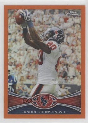 2012 Topps Chrome Retail Orange Refractor Andre Johnson #155 HOF 1e9z