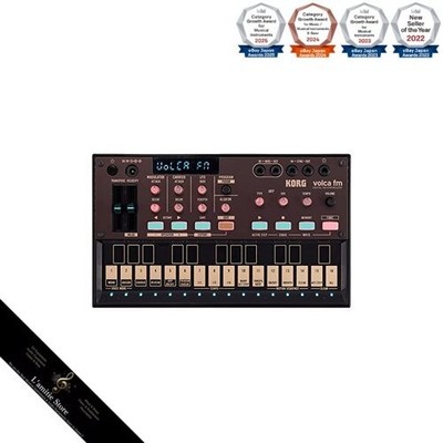 KORG volca fm2 FM Synthesizer 6 Voices Chorus Reverb Battery-Powered Built-in