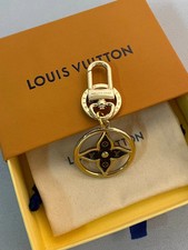 LV Monogram Idylle Bag Charm Chain Gold Key Holder M65162