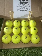 Bridgestone Tour B/RX/RXS Optic yellow 12 Grade A Recycled Golf Balls. FREE P&P