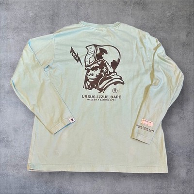 URSUS IZZUE BAPE Long Sleeve Tee A Bathing Ape Head Streetwear