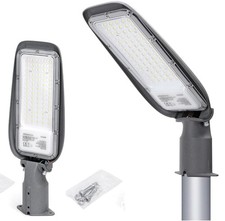 LAMPIONE STRADALE A LED ESTERNO IP65 FARO LED LAMPADA STRADALE DA 30 A 200 WATT 