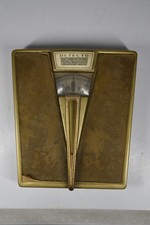Vintage Detecto MCM Metal Bathroom Scale Meta...