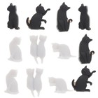  12 Stück Silikon Cat Shaped Weinglas Mark Creative Weinglas Erkennungsbecher