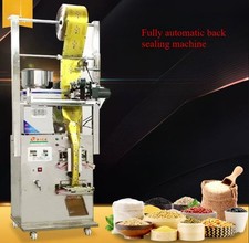 Granular Filling And Weighing Tea Leaf Bean Back Sealing Powder Packing Machine