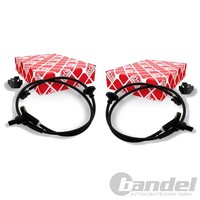 2X febi bilstein ABS-SENSOREN Hinten Beidseitig Passend FÜR VW Passat
