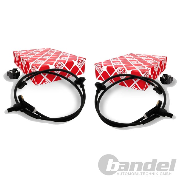 2X febi bilstein ABS-SENSOREN Hinten Beidseitig Passend FÜR VW Passat-image