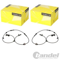 2X Triscan ABS-SENSOR Raddrehzahl ABS-FÜHLER Vorne Passend FüR Opel Insignia