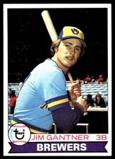 Jim Gantner 1979 Topps #154 Brewers MLB READ FREE SHIPPING AutographDen