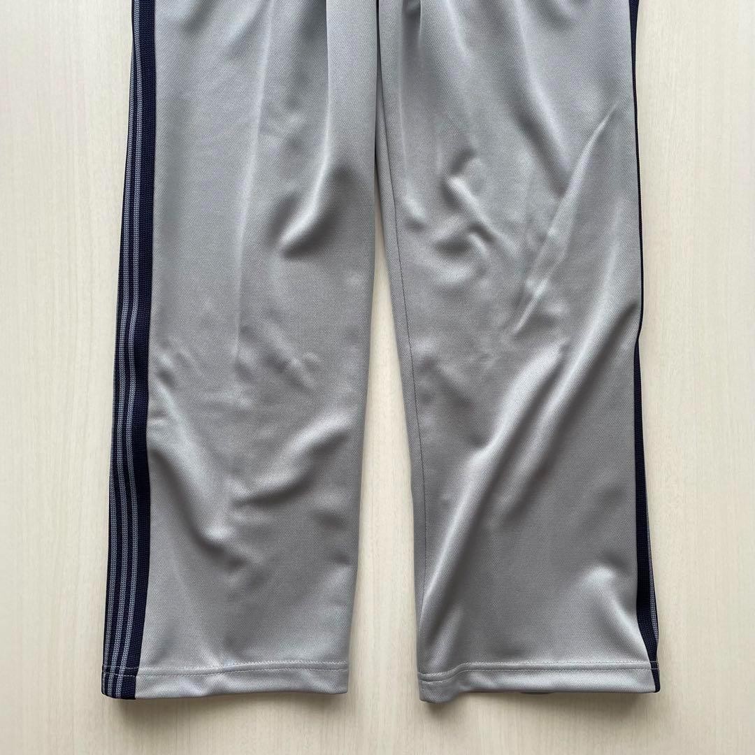 NEEDLES Track Pants Straight Gray x Navy lines MR446 Size-M