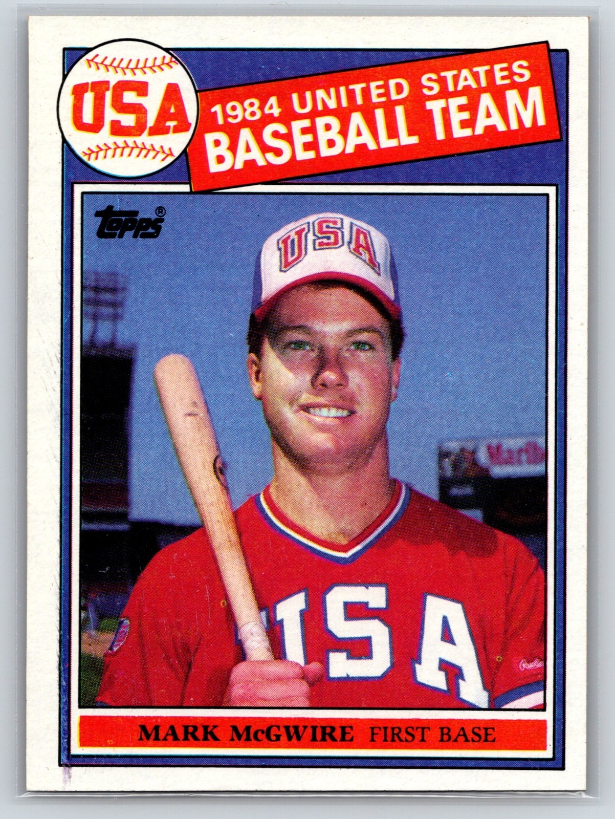 1985 Topps #401 Mark McGwire