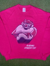 1996 Alabama Crimson Tide - Taz - Vintage College Crewneck Sweatshirt XL 