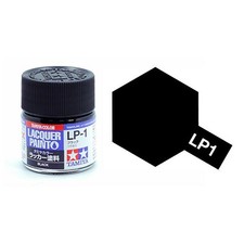 Tamiya Lacquer Paint LP-1 Black 10 ML TAM82101 Lacquer Primers  Paints