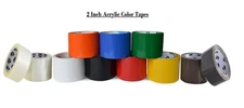 Acrylic Carton Sealing Packing Tape 1.88 Inch x 110 Yards Choose Your Color & Qt