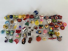 Crocs Jibbitz Shoe Charms Lot 60 Mixed Emoji Sports Food Cartoon