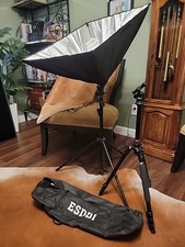ESDDI BLACK HEAVY ALUMINUM CAMERA And LIGHT TRIPODS
