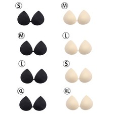 Womens Nipple Covers Invisible Breast Cups Inserts Ultra-Thin Bra Pads New Yoga