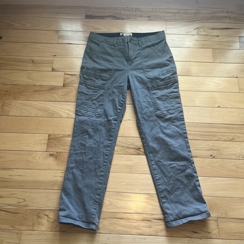 Democracy Ab Technology Womens Size 10 Cargo Pants Gray Khaki Utility Work Pant