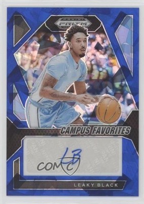2024-25 Panini Prizm Draft Picks Blue Ice 35/75 Leaky Black #CFS-LBK Auto 1c3k
