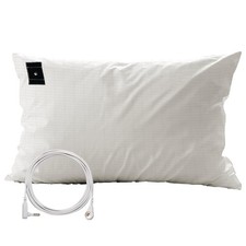 Grounding Pillowcase Queen Size for Better Sleep Includes 15ft Cord Earth Con...