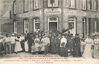 59 MALO LES BATHS #FG60022 CAFE RESTAURANT DE L ESPERANCE RUE DU PAS DE CALAIS