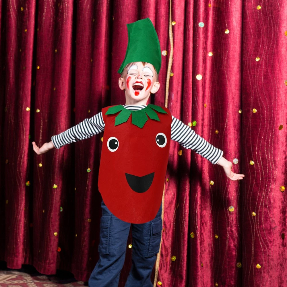 VETEMENTS Abbigliamento Pomodoro Bambini Stage Performance Costumi Bambini Frutta Verdura Kit