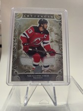 2024-25 Upper Deck Artifacts Gold Materials/299 Nico Hischier #77 1mt1