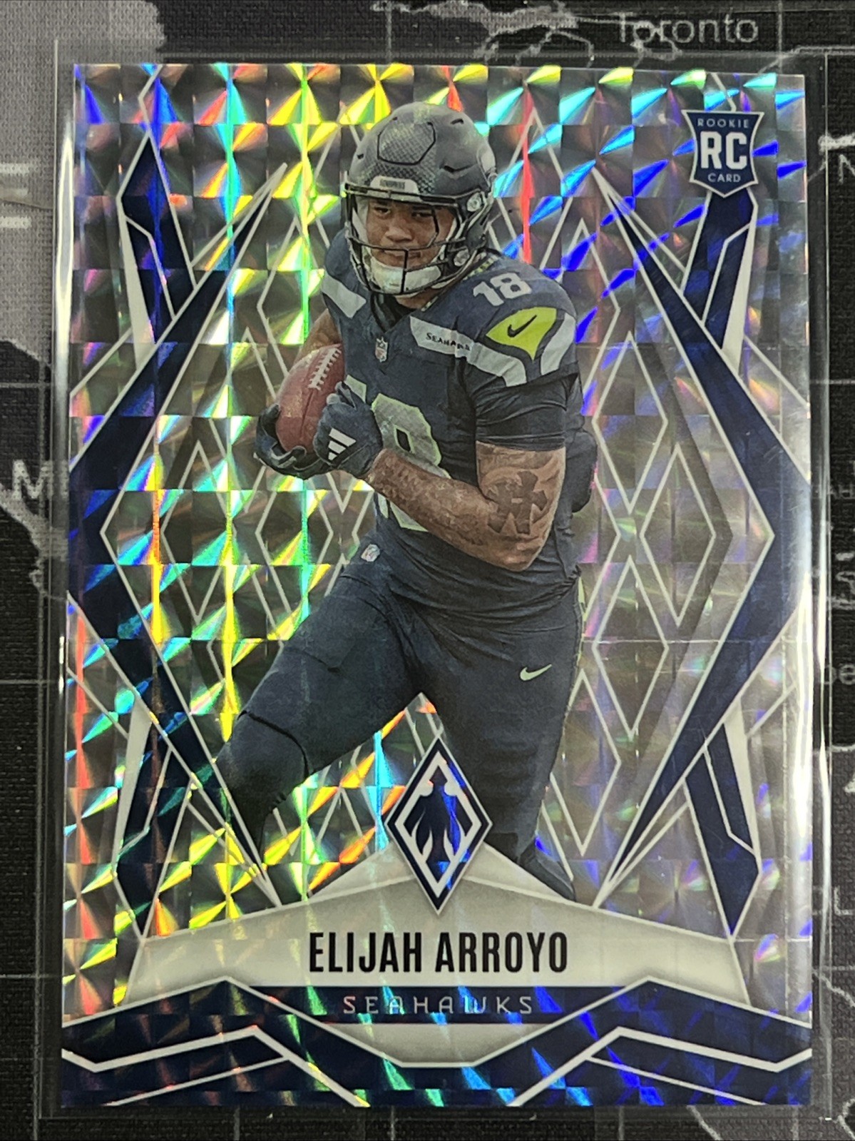 2025 Panini Phoenix #178 Elijah Arroyo Silver Pyramids Prizm NFL O12
