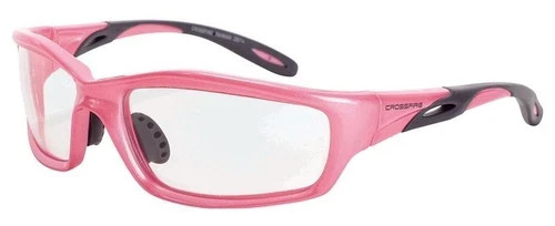 Lot of (6) Crossfire Infinity Pearl Pink Clear Lens Safety Glasses Part# 2254 