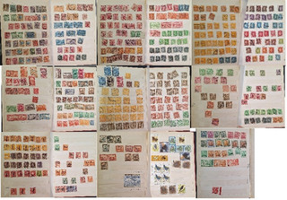 RARE 1860s New Zealand large lot of postage stamps in album Mint & used