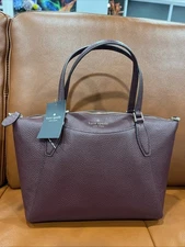 Brand New Kate Spade Burgundy Leather Handbag Purse
