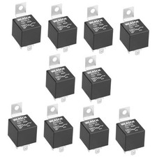 Pack JD1914 Car Relay, 12V 40A, 5 Pins SPDT, Automotive Switches and 10