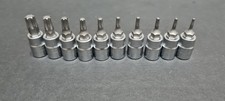 Expert by Facom - Set of 10 1/4" drive Torx sockets T6 to T40  - NEW