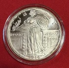 1916 1oz Standing Liberty Round .999 Fine Silver Golden State Mint