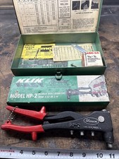 Marson Rivet Tool & Rivets No. 200 Kit HP-2 Klik Fast Vintage Tool Made In USA